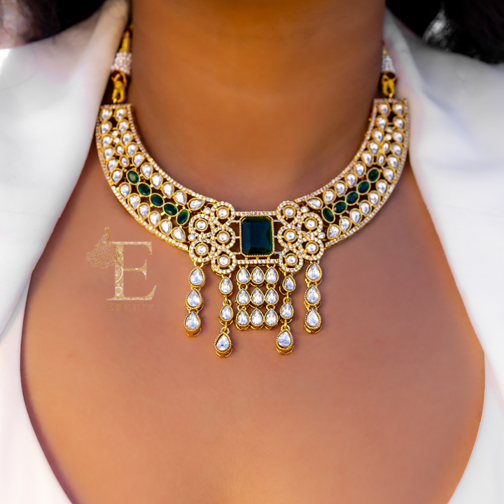 Ira Mint Necklace Set