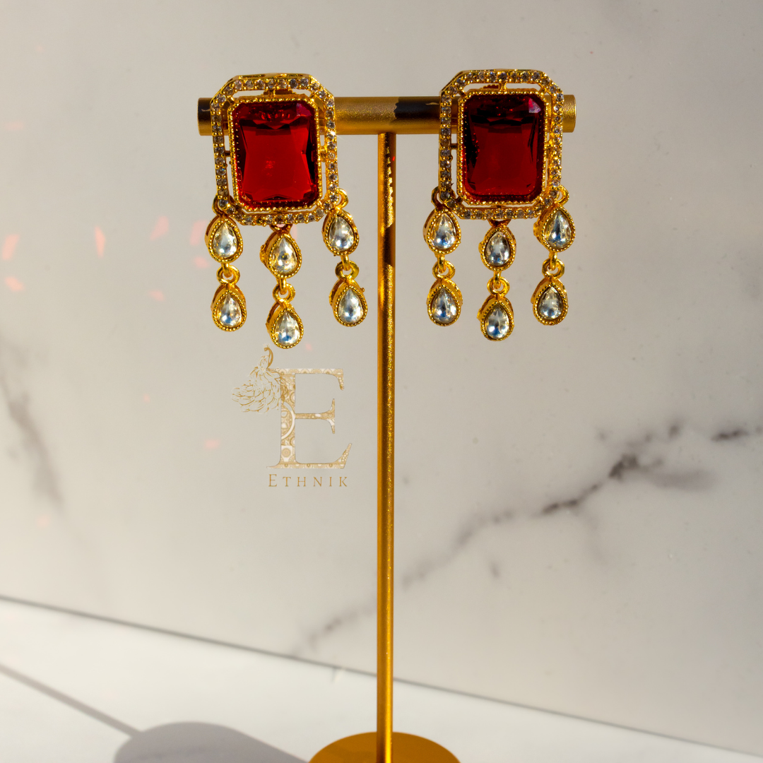 Ira Ruby Necklace Set