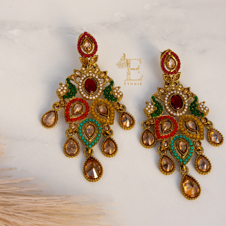 Mayura Necklace Set Multi