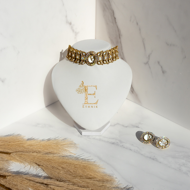 Navya Necklace Set White