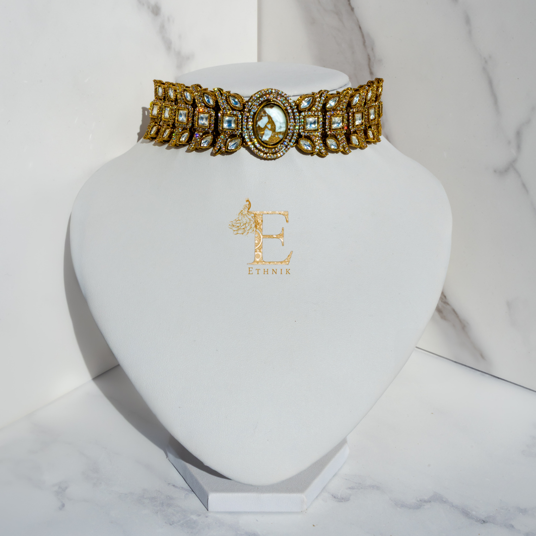 Navya Necklace Set White