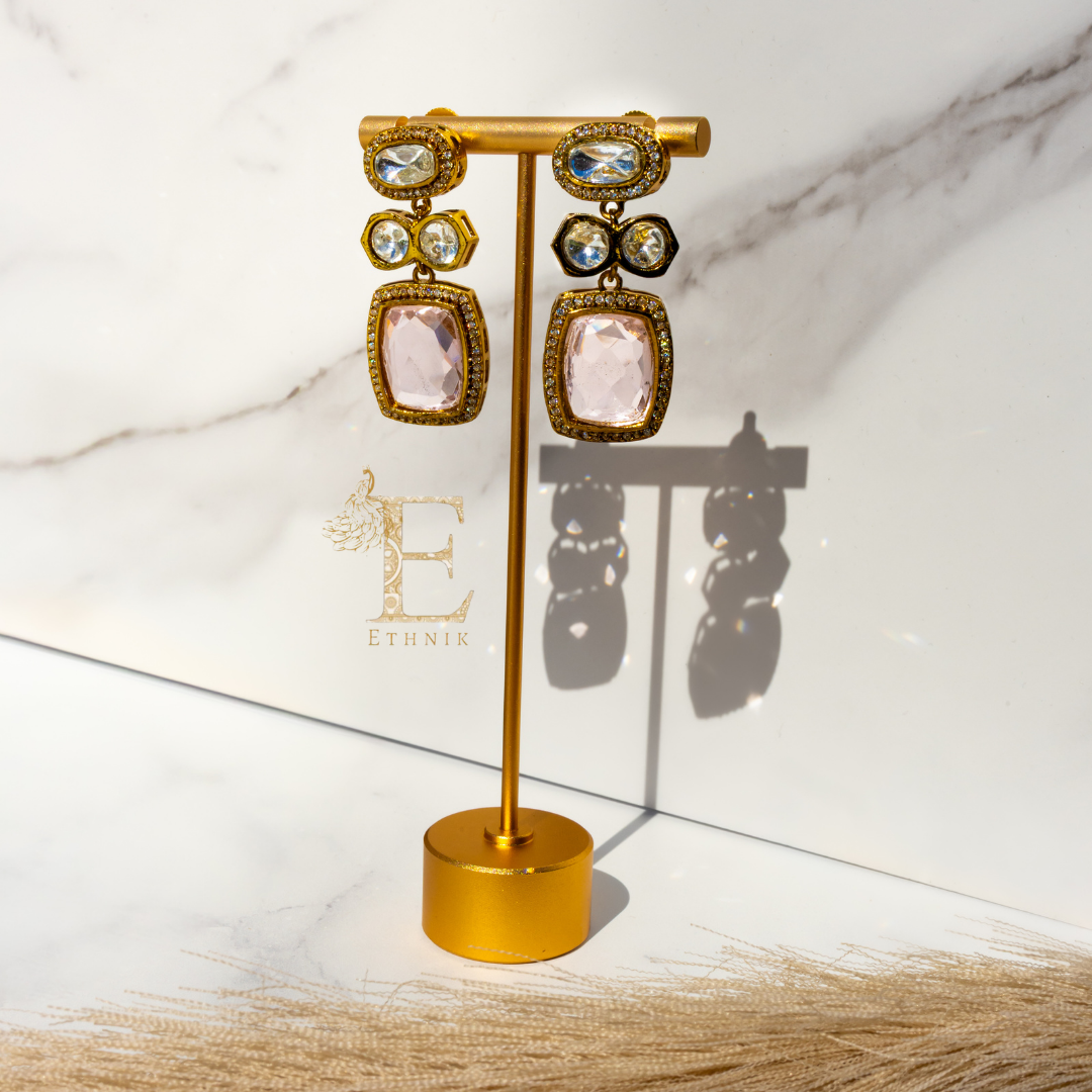 Rajkumari Necklace Set Pink