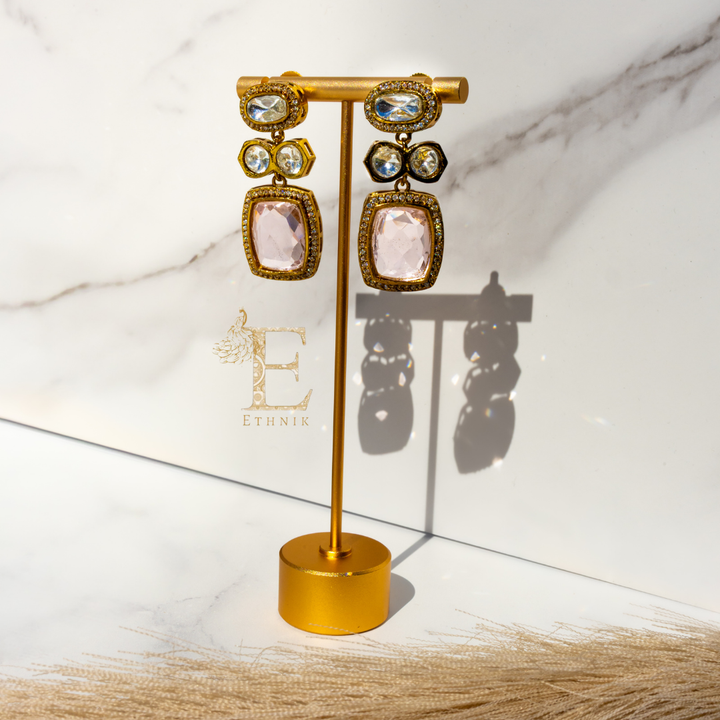 Rajkumari Necklace Set Pink