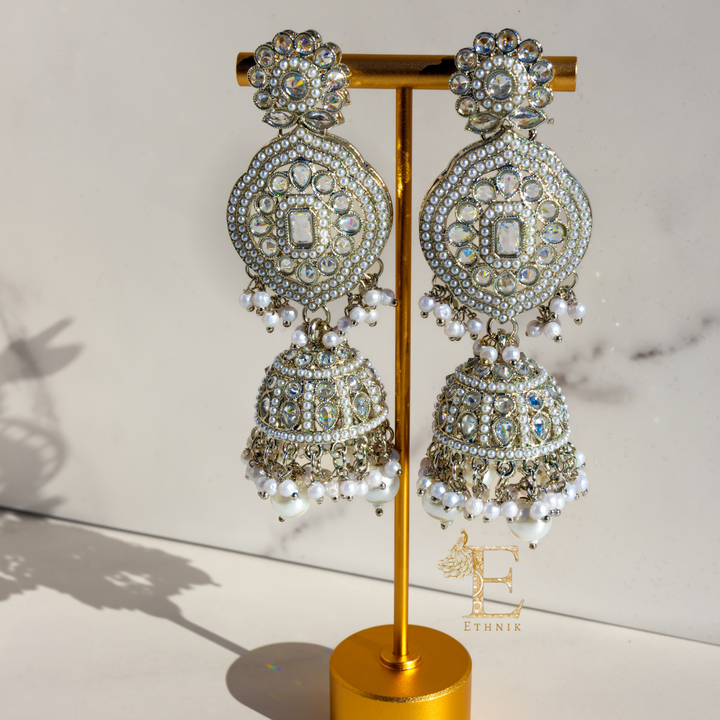 Samriddhi Necklace Set Silver