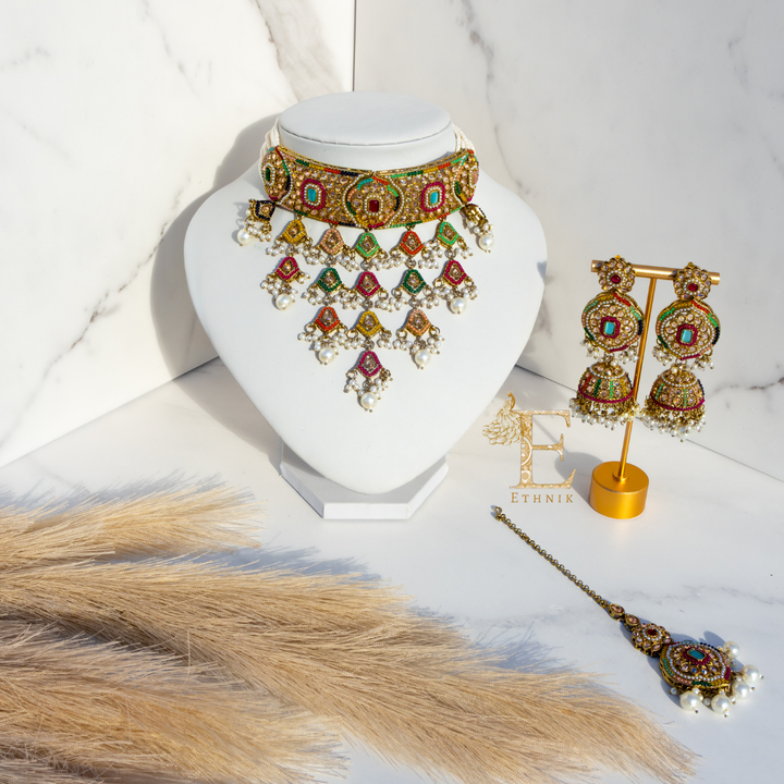 Samriddhi Necklace Set Multi