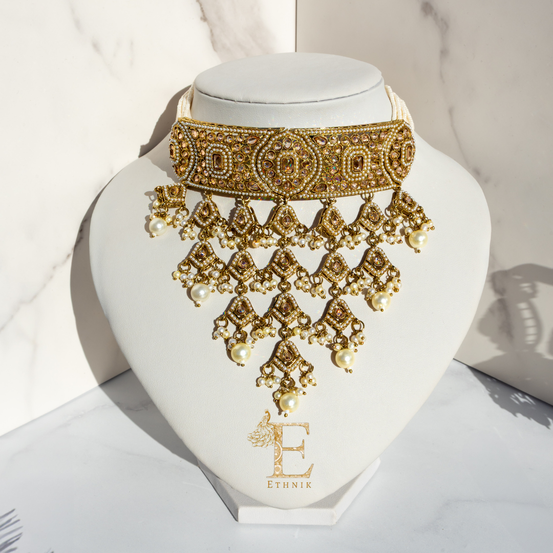 Samriddhi Necklace Set Gold