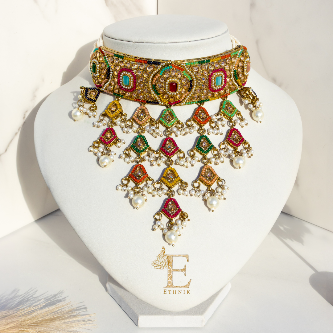 Samriddhi Necklace Set Multi