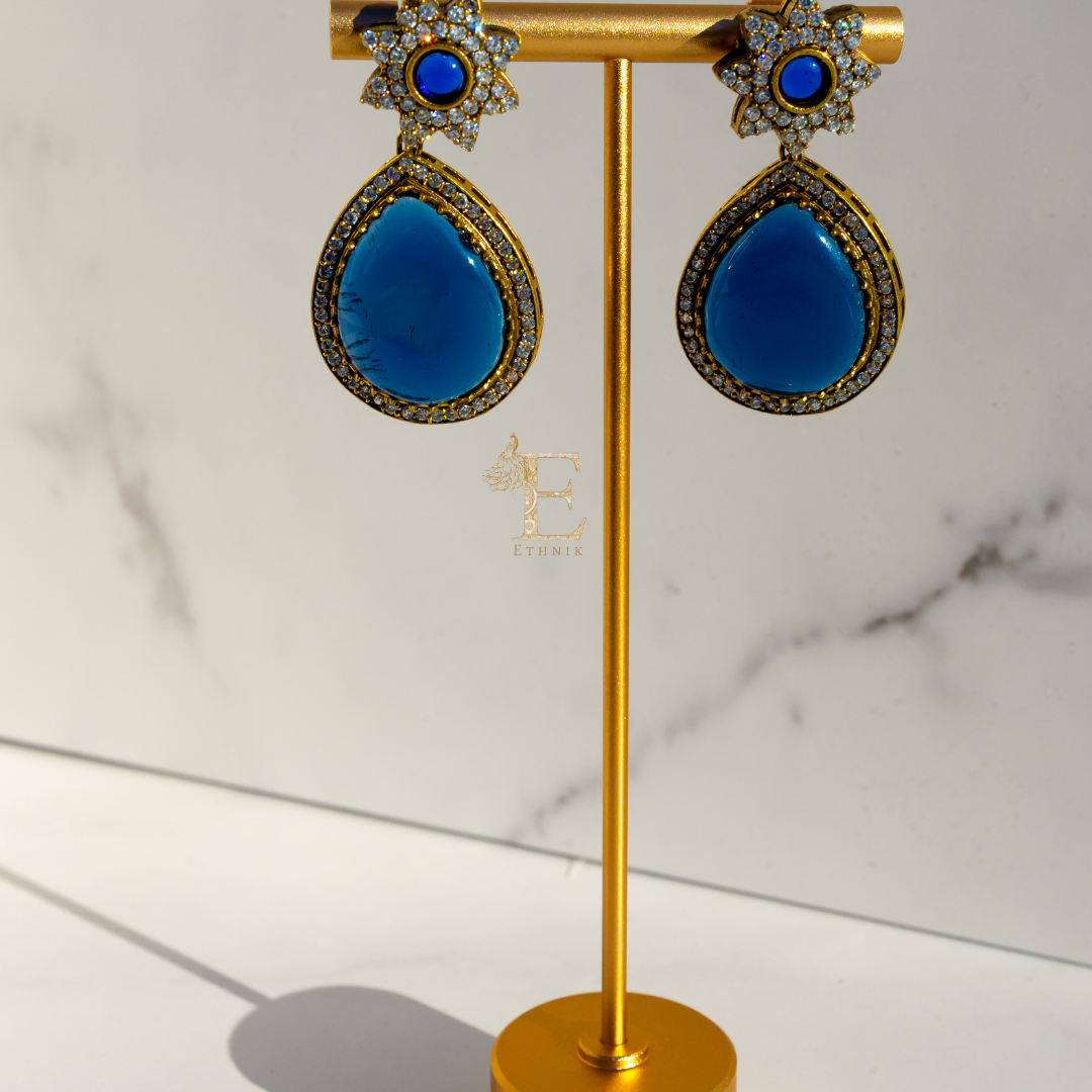 Saumya Necklace Set Sapphire