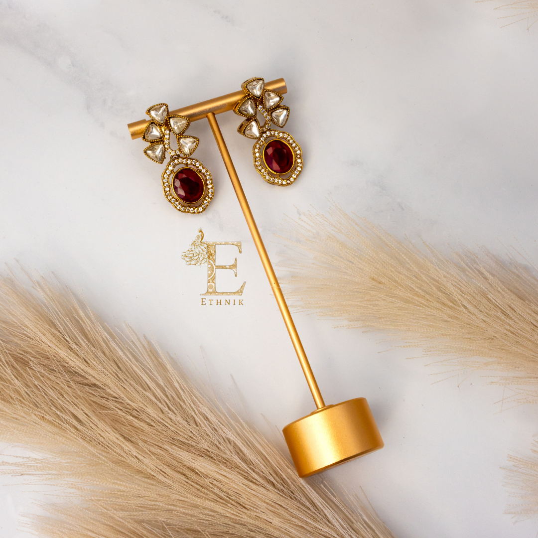 Ziya Necklace Set Ruby